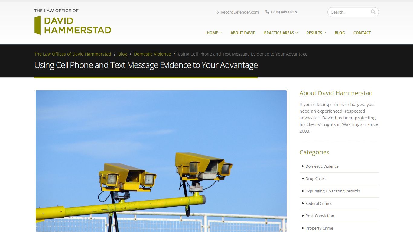 Using Cell Phone and Text Message Evidence to Your Advantage